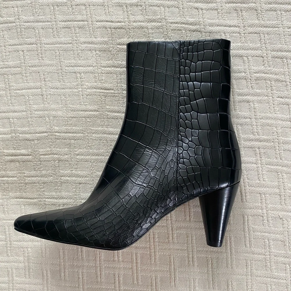 Anthony Veer black leather booties. - Picture 11 of 12